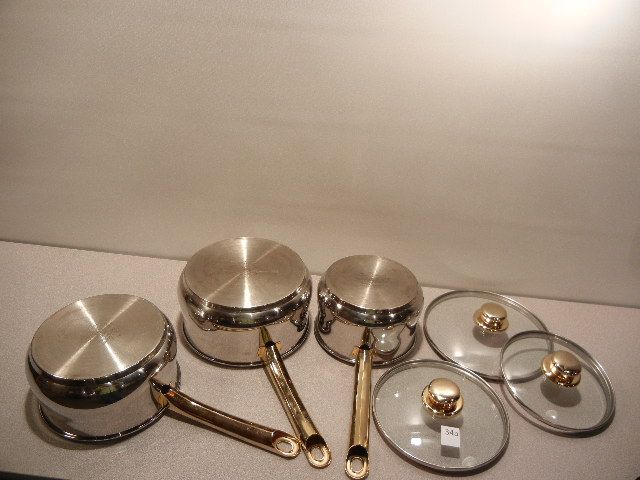 Chef's Secret Professional Series 18/10 Stainless Steel 3 Pcs. Sauce ...