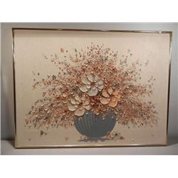 Lg. Raised Flower Picture