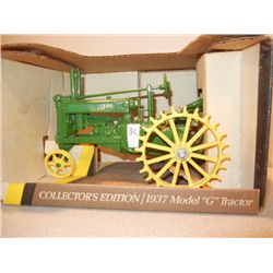 John Deere Ertl Collectors Edition/1937 Model G Tractor 1/16 Scale