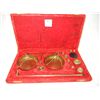 Image 1 : Brass Scale in Red Velvet Case