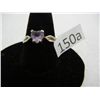 Image 1 : Sterling Ring w/ Amethyst Stone