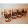 Image 2 : 4-Budweiser Anheuser- Busch Steins Series B