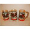 Image 2 : 3-Budweiser Anheuser- Busch Steins  Collector Series