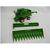 Image 2 : John Deere Ertl 9760 STS Tractor w/ Corn Head and Bean Head Attachments, bean head broken