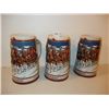 Image 1 : 3-1989 Budweiser Anheuser- Busch Steins ,