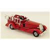 Image 1 : Marx Pressed Steel Wind Up Toy Fire Truck