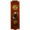 Image 1 : Art Nuevo Oak Wall Clock