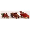 Image 4 : 3 Cast Iron Toy Trucks