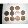 Image 2 : 1910 wheat pennies x10