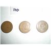 Image 2 : 1917D,S,P wheat pennies three coin set