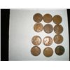 Image 1 : 1917 wheat pennies x12