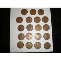 1918 wheat pennies x19