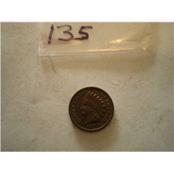 1909 Partial Liberty Indian Head Penny