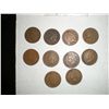 Image 1 : 1900-1909 Indian Head Pennies 10 coin set!!!
