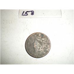 Large Cent No Date holed