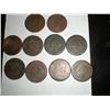 Image 1 : Large Cent No Date x 10 coins