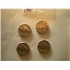 Image 2 : 1928 Buffalo Nickels x4