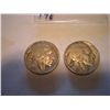 Image 1 : 1937 Buffalo Nickels x2