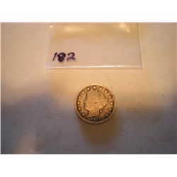 1912 "V"/Liberty Nickels High Grade with Liberty visible!!