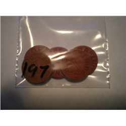 OPA Red Point Tokens x5 - This is a random selection of OPA Red Points