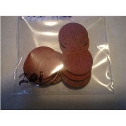 OPA Red Point Tokens x10 - This is a random selection of OPA Red Points