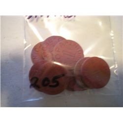 OPA Red Point Tokens x10 - This is a random selection of OPA Red Points