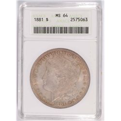 1880-S MORGAN SILVER DOLLAR PCGS MS-64 PL  BLAST WHITE
