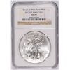 Image 1 : 2013 ( W ) AMERICAN SILVER EAGLE, NGC MS-70!   BROWN LABEL