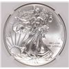 Image 2 : 2013 ( W ) AMERICAN SILVER EAGLE, NGC MS-70!   BROWN LABEL
