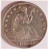 Image 1 : 1853-O ARROWS & RAYS SEATED HALF DOLLAR AU