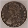Image 2 : 1827 BUST HALF DOLLAR, SEGS F-15 cleaned