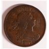 Image 1 : 1807 HALF CENT, VF-EF, OLD REV SCRS