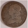 Image 1 : 1834 BUST QUARTER, VG+, OLD CLEANING