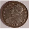 Image 1 : 1831 BUST HALF DOLLAR, VERY FINE