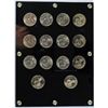 Image 2 : SUSAN B ANTHONY DOLLAR SET COMPLETE IN CAPITAL PLASTIC 14 COINS GEM BU + PROOF