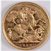 Image 2 : 1900 ENGLAND GOLD SOVEREIGN, UNC.  NICE!