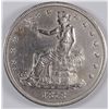 Image 1 : 1878-S TRADE DOLLAR, MS-62 ( cleaned ) WHITE!