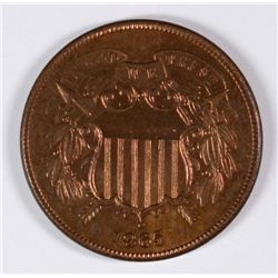 1865 TWO CENT MS-63