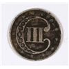 Image 2 : 1852 THREE CENT SILVER G/VG