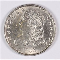 1835 BUST DIME MS-60+