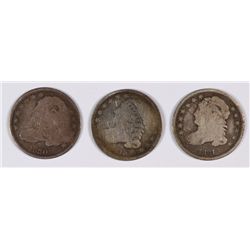 (3) BUST DIMES (30, 31, 35)