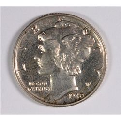 1940 PROOF MERCURY DIME PF-65