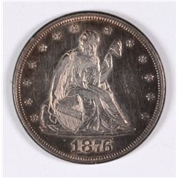1876 TWENTY CENT PC MS-63