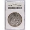1901 MORGAN SILVER DOLLAR, ANACS EF/AU-45  NICE!