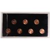 Image 3 : 10- 1982 (7pc) LINCOLN ONE CENT SET, BU, "AS PICTURED"