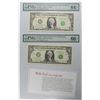 Image 1 : 1995 & 1995 STAR NOTES, PMG 64 & PMG 66 "WEB FED"