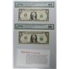Image 1 : 1995 & 1995 STAR NOTES PMG 64 & PMG 66 "WEB FED"