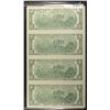 Image 3 : 4 pcs UNCUT 2003A $2 FEDERAL RESERVE NOTE SET IN ALBUM