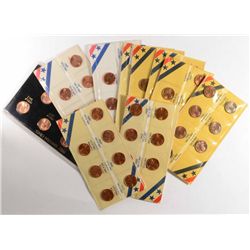 10- 1982 (7pc) LINCOLN ONE CENT SETS "AS PICTURED"