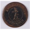 Image 1 : CIVIL WAR TOKEN, KNICKERBOCKER CURRENCY, GOOD FOR ONE CENT